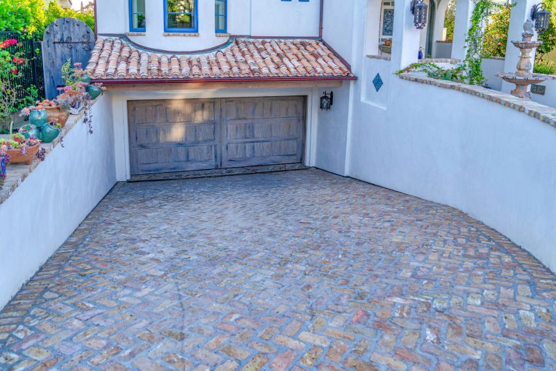Cement Driveway with Decorative Finish